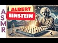 Albert Einstein | ASMR History Biography | with Relaxing Fireplace Sound