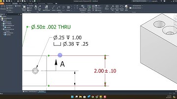 Tolerances on Drawings (Autodesk Inventor) - Adding Tolerances