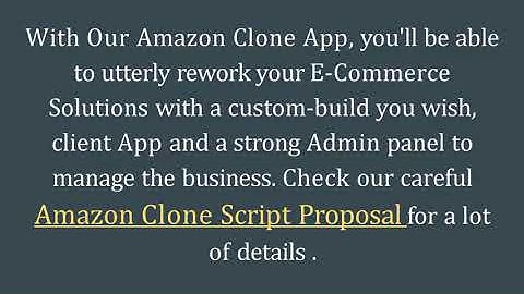 Readymade Amazon Clone Script - DOD IT Solutions