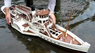 RC Steam Boat Catches Fire