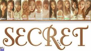 WJSN - SECRET [우주소녀 - 비밀이야] || lyrics color coded (Han/Rom/Indo)