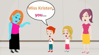 Lucas's new Principal is sick - Funny Cartoon Story - Lucas English