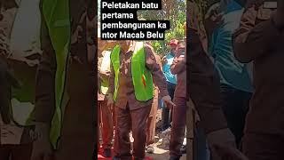 Ketua Umum Resmi Letakan Batu Pertama Bangun Kantor Macab Belu