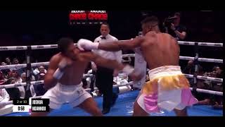 Anthony Joshua brutally knocks out Francis Ngannou Джошуа нокаутировал Нганну