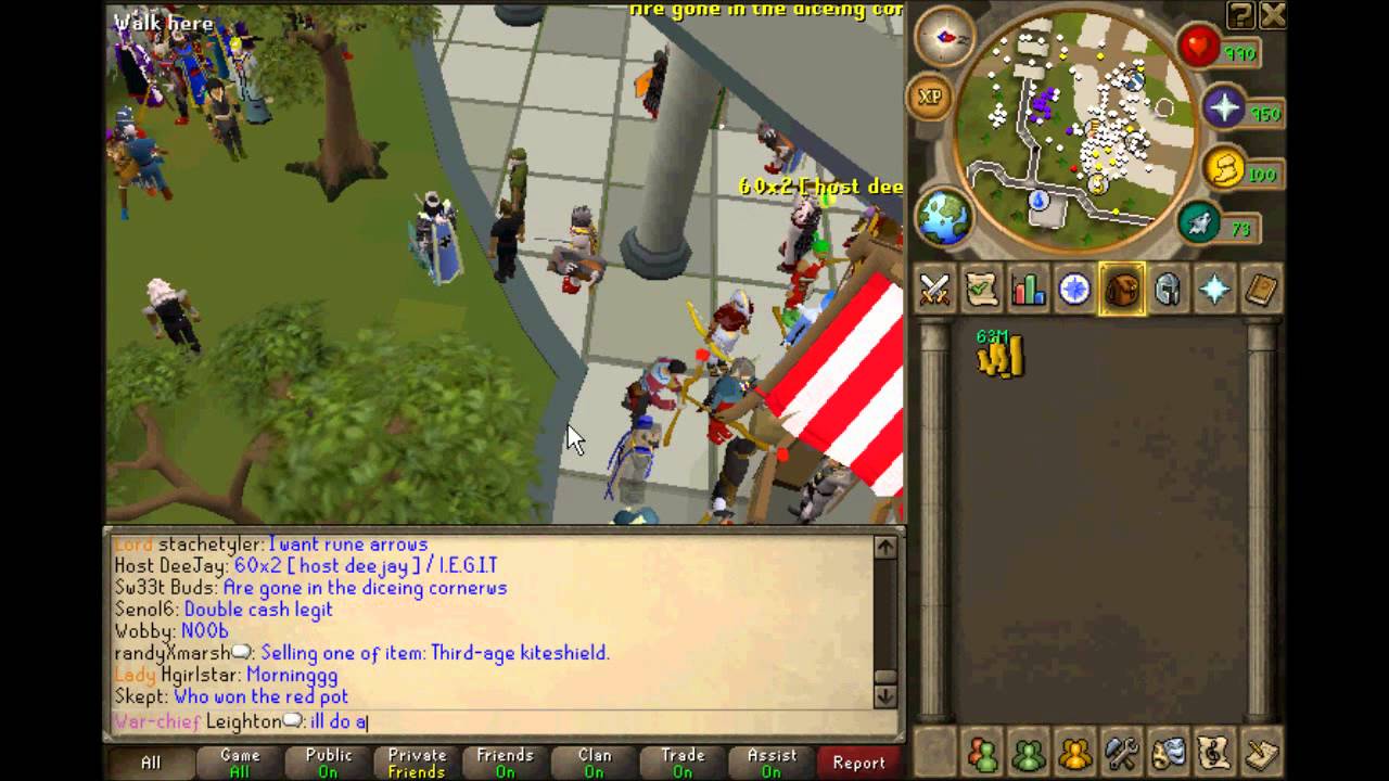 Runescape - Leighton's Red Partyhat Dice