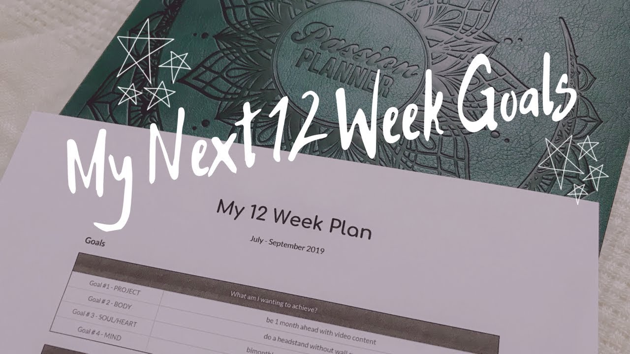 How To Create Intentional 12 Week Goals | The Pixie Planner