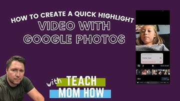 How to Make a Quick Highlight Video Slideshow in Google Photos 2024 Edition | Teach Mom How