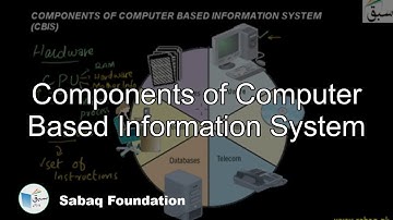 Components of Computer Based Information System, Physics Lecture | Sabaq.pk
