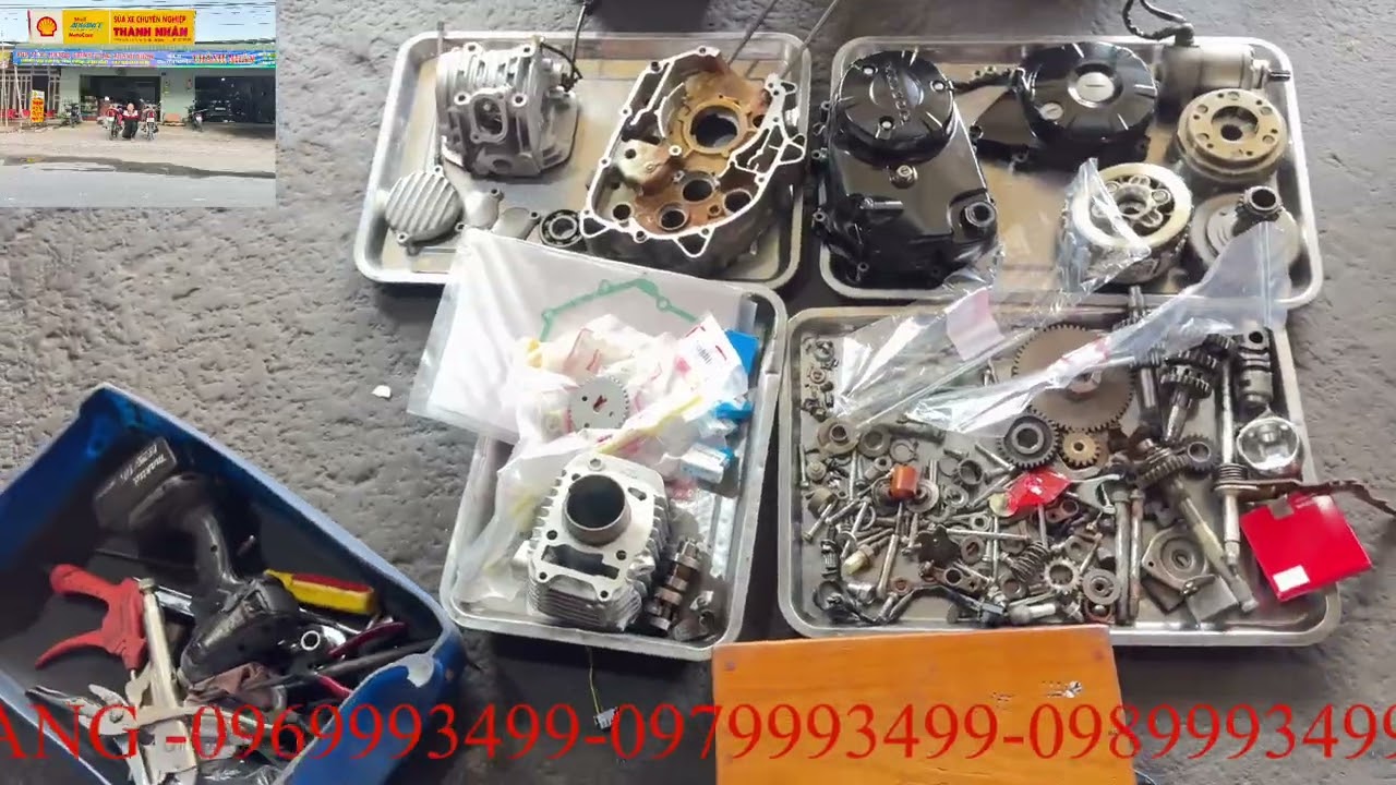 Chủ xe đã mua sẳn zên DR 125 nồng neo fi lên mình chỉ việc lắp ăn công thôi Fu fu 125 lên Dên dài