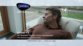 Save $400 on the Stressless Mayfair this Holiday Season at The Back Store - Stressless Charity Event by The Back Store 432 views 6 months ago 26 seconds