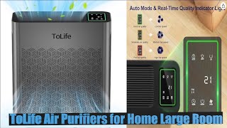 ToLife Air Purifiers for Home Large Room Up to 1095 Ft² - HERVEs WORLD- Episode 673