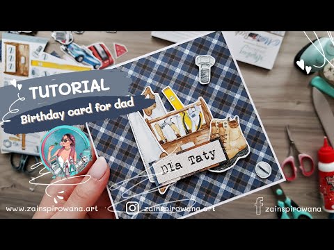 TUTORIAL | How to make a birthday card for dad | GARAGE @mintaypapers ...
