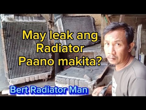 Nissan Urvan Radiator,,How To Find The Hole In The Radiator Tube,#BertRadiatorMan