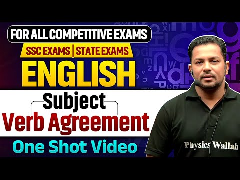 Subject Verb Agreement One Shot | English Grammar For Competitive Exams | Govt Exams Wallah