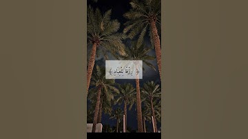 والنخل باسقات - سورة ق - ١٠،١١ #القرآن_الكريم #اكسبلور #المصحف #تيك_توك #shortvideo