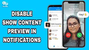 How To Disable Show Content Preview In Notifications On Text Me App