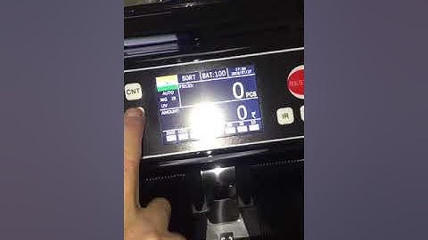 How to turn off Voice in Smart X note counting machine by Semsons Tech