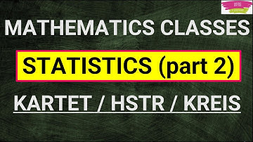 Statistics - Maths ✏️class (KARTET-2022 /HSTR SYLLABUS)