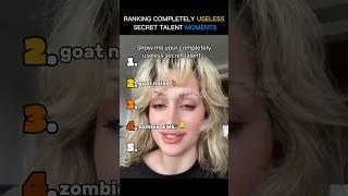 Ranking Completely Useless Secret Talent Moments