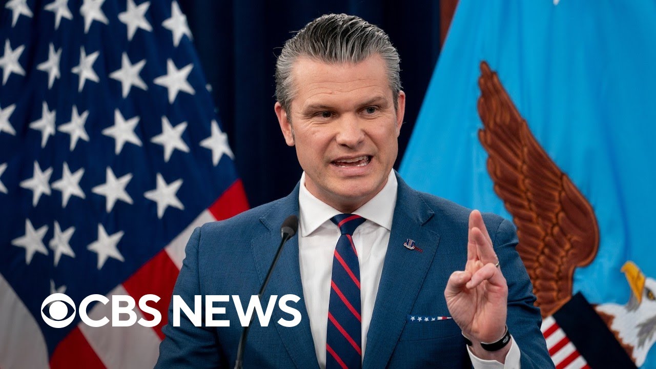 Hegseth, Caine hold Pentagon briefing on war with Iran | full coverage