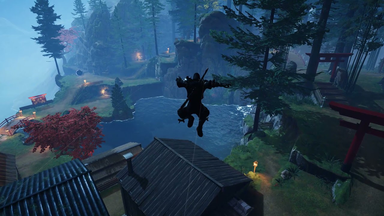 Aragami 2 - "Rooftop Agility Course" (Kakurega Village) [PC Gameplay]