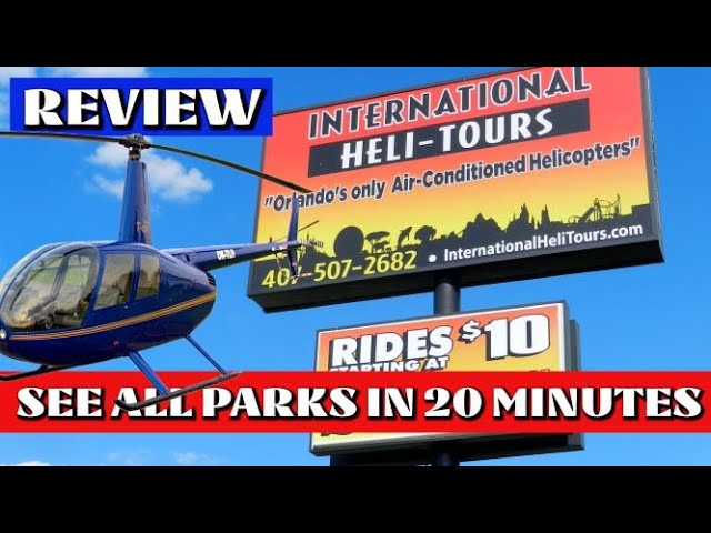 REVIEW INTERNATIONAL HELI-TOURS ORLANDO FL / HELICOTER TOURS OF DISNEY PARKS AND MORE — Bob & Tam's Excellent Adventures (video thumbnail)