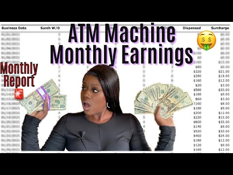 How Much My ATM Machine Made In 1 Month! ATM Business Earnings Monthly Report |Aspens Journey