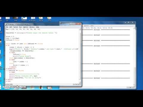 Python: Arrays - Searching
