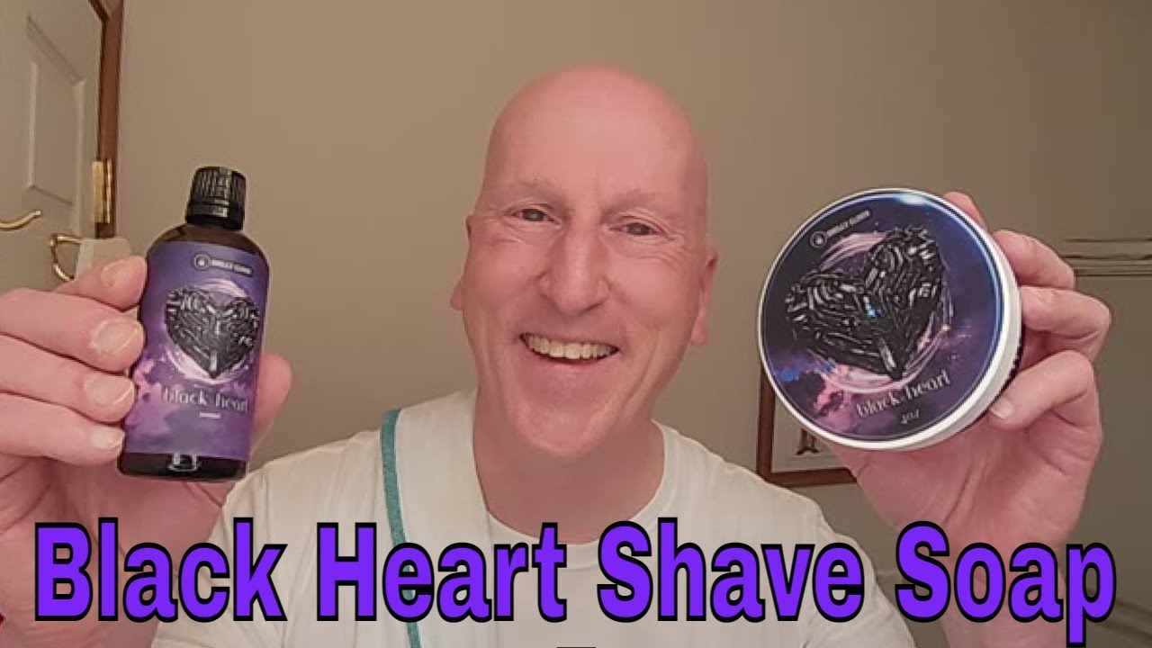 Black Heart Shave Soap YouTube