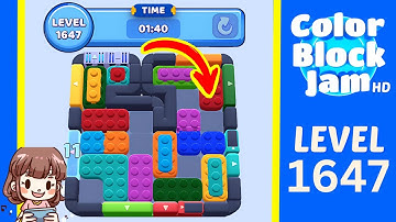 Color Block Jam Level 672 (1647) Solution Walkthrough