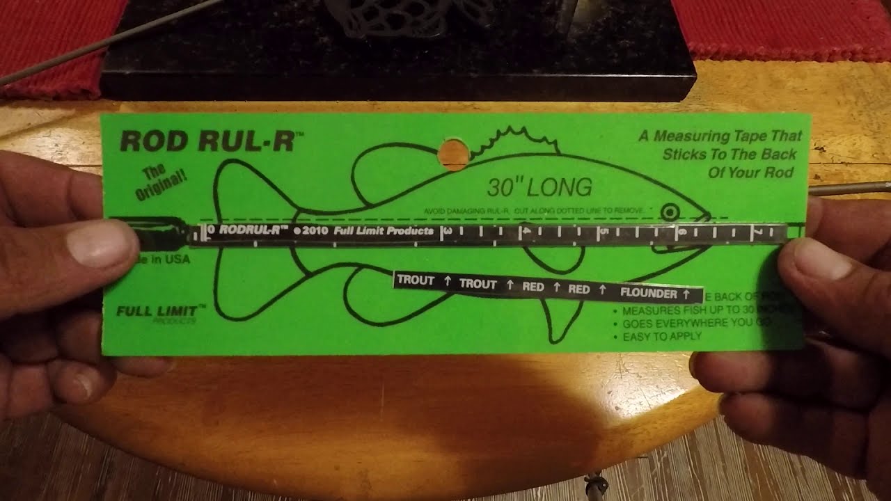 Fishing Rod Rul-R Measuring Tape 501