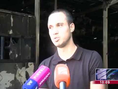 ხანძარი თბილისში   ცეცხლი ერისთავის ქუჩაზე ავეჯის საამქროში გაჩნდა