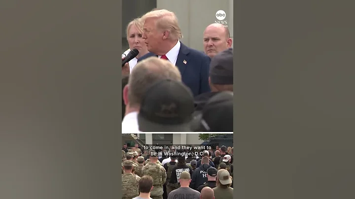 Trump visits police and military in D.C. as he touts anti-crime push