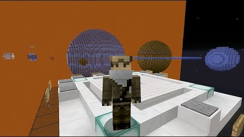 Minecraft: Solar System to scale