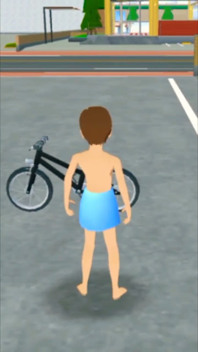 Magiese fietsseuntjie het in 'n spook verander😱👉👹👿🧍🚴#sakuraschoolsimulator #樱校韩冰晶 #newshorts