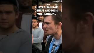 Australian rap genius freestyle showcasing his multilingual capabilities!!