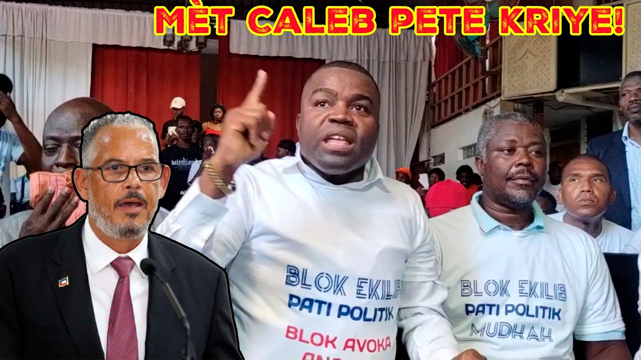 Flash! Mèt Caleb Jean Baptiste  bloke lali akòz Alix Fils Aimé separe pouvwa a, PM nan pa bay li.