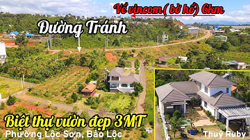 (293)(Ngưng bán) Biệt thự vườn 2368m2 với 3 MT, view núi Đại Bình Bao đẹp| Lộc Sơn, Bảo Lộc