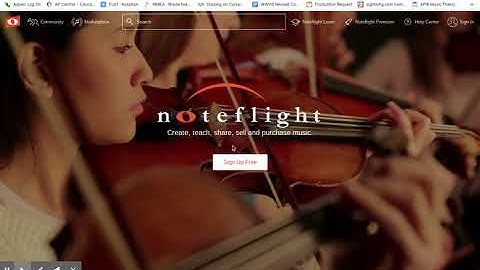 Basics of Noteflight