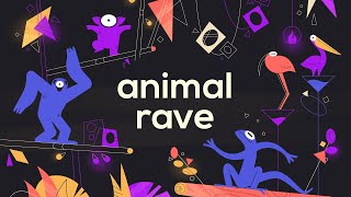 Motion Design Collaboration With My Students! Animal Rave Animation
