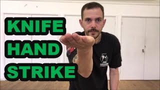 Kickboxing Syllabus - Knife Hand Strike - Self Defence Moves