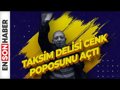 Sokak röportajının ortasında Taksim Delisi Cenk poposunu açtı