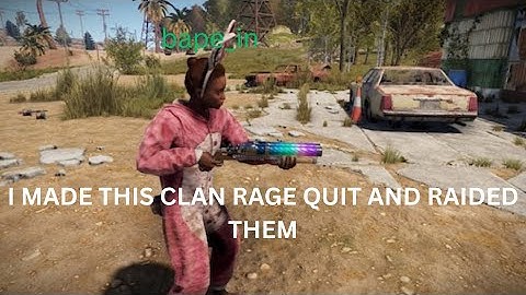 I made this clan rage quit and then raided them | RUST 2025
