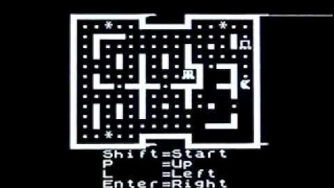 Greedy Gobbler on the Jupiter Ace, a rare  vintage home computer. Gameplay & Commentary