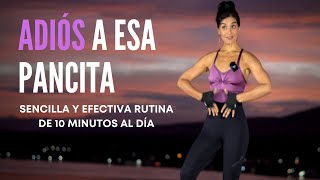 10 minutos para deshacerse de la grasa abdominal en un mes. Viridiana Yoga screenshot 5