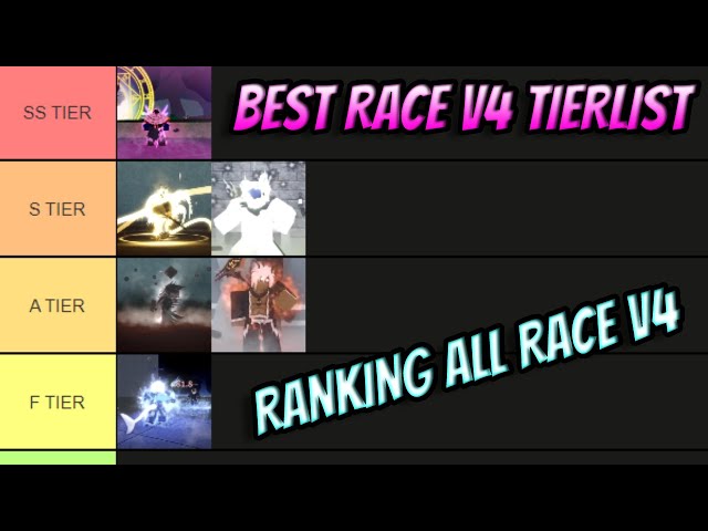 ALL * RACES V4 * TIER LIST / RANKING for PVP, GRINDING, and RAIDS