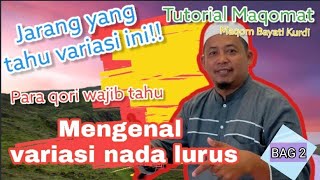 Tutorial Maqomat Oh.. Beda Ya Nada Lurus Dan Datar Maqom Bayati Kurdi..mengenal Nada Lurus