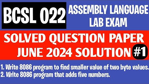 P1- BCSL 022 June 24 Solution | Practical Important Questions | Bcsl 22 Practical Exam Viva Question
