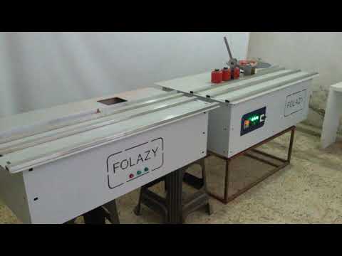 ماكينة لزق شريط الحرف بى فى سى وماكينه تتبيع وتنظيف يدوى صنع فى مصر انتاج شركة فولاذى للماكينات