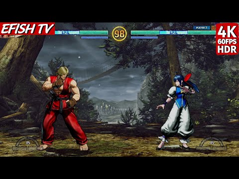 Ken vs Hotaru Futaba (Hardest AI) - Fatal Fury: CotW